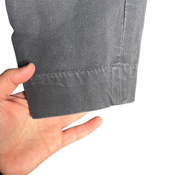 Everlane The Side Zip Cotton Stretch Pants Grey Size 6 - Picture 5 of 7